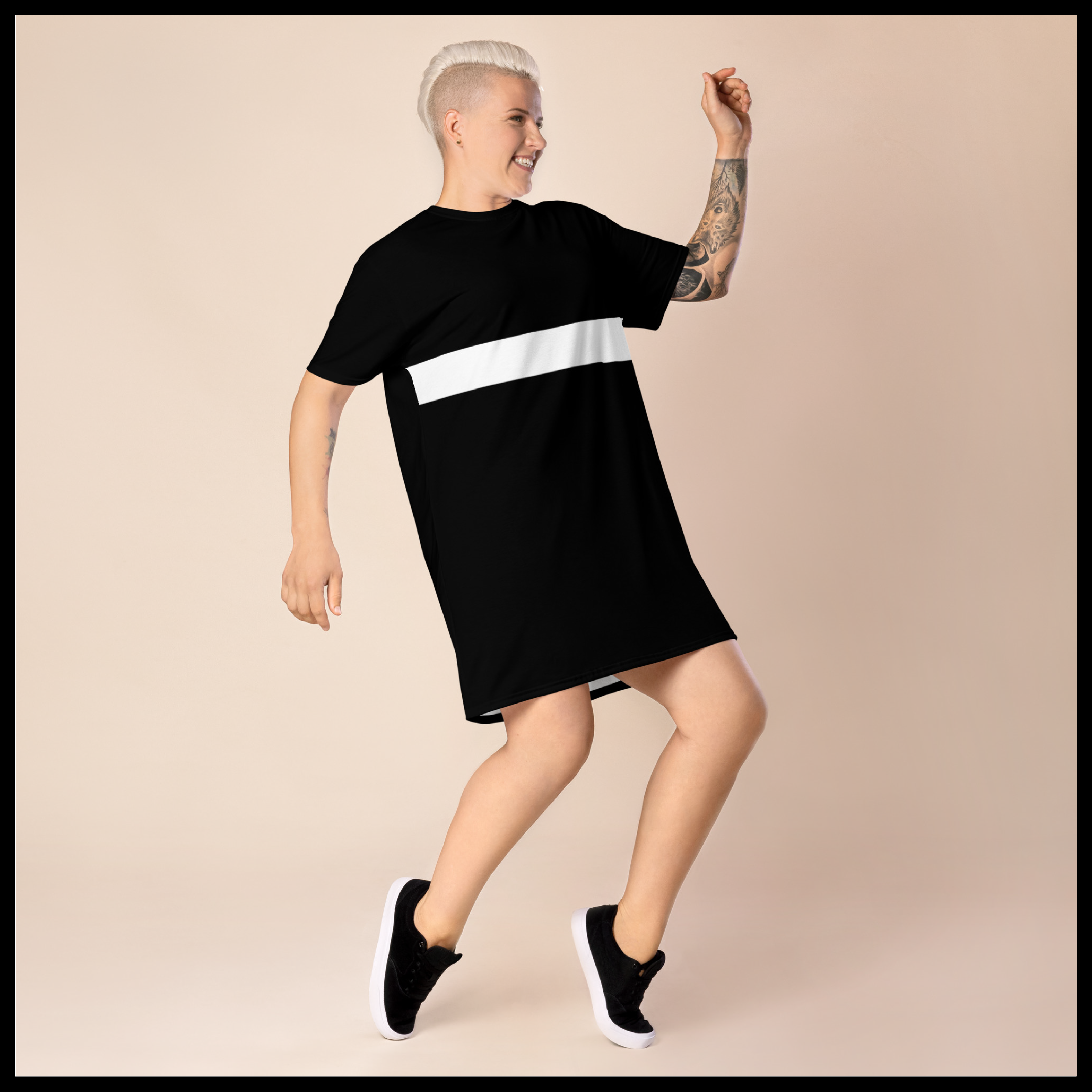 Tシャツ ドレス ENJOY HYDE T-SHIRT DRESS PRIDEES T-Shirt Dress